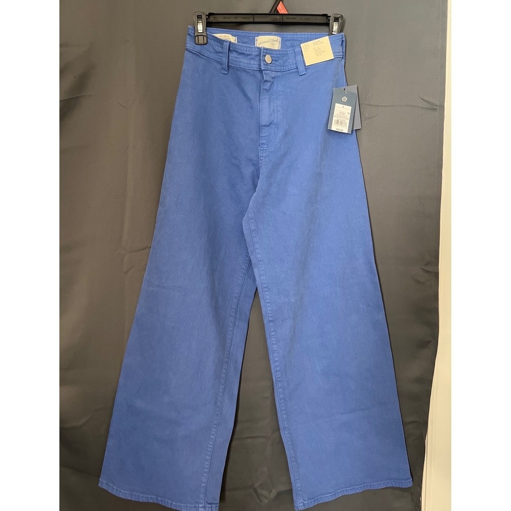 Universal Thread Womens High-Rise Sailor Wide Leg Ankle Jeans Blue Size 14 R NWT - Picture 2 of 4